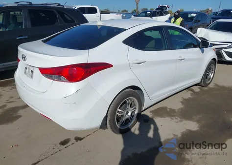 2013 Hyundai Elantra Gls из США, поврежденный, VIN 5NPDH4AE8DH380001